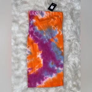 Mini tie dye dress